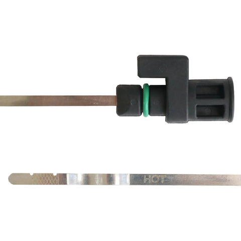 Transmission Dipstick 31086-JA00A Replacement Oil Level Gauge Fits Nissan, detail of tip and handle design