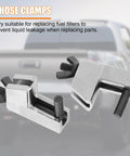 2 Pack Car Brake Line Clamp Set Zinc Alloy Chrome Plated Hose Pinchers for Flexible Gas Lines and Fuel Hoses near SUV