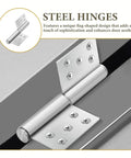 Detachable Flag Hinges Built Tough Heavy Duty Stainless Steel Interior Door Hinges 5 Inch By 2.5mm Thick Weld On Perfect For Doors