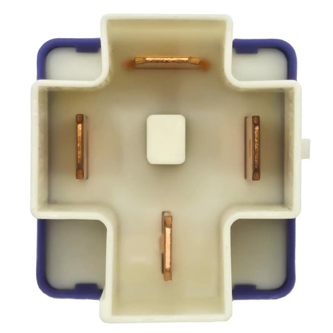 12V Four Pin Purple Starter Relay 28300 10020 156700 0503 Compatible With Toyota Camry Corolla Lexus And Other Models Works Like A Champ For Smooth Starts, top view