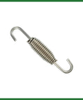Universal Stainless Steel Motorcycle Muffler Exhaust Pipe Spring Set 68mm 2.68 Inch Fits Most Motorcycles And ATVs Durable Silver Tone