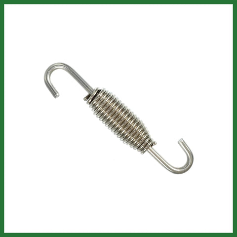 Universal Stainless Steel Motorcycle Muffler Exhaust Pipe Spring Set 68mm 2.68 Inch Fits Most Motorcycles And ATVs Durable Silver Tone