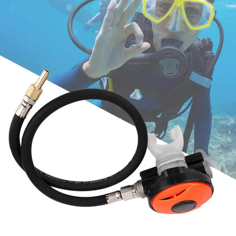 Premium Scuba Regulator Mouthpiece With 2nd Stage Dive Snorkel System Ergonomic Comfort Bite Designed Silicone Mouthpiece