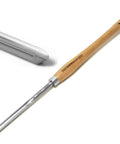 Dope M2 High Speed Steel Woodturning Gouge Built Tough With Deep Cryo Processing, rock hard beech handle, precision curved flute design.