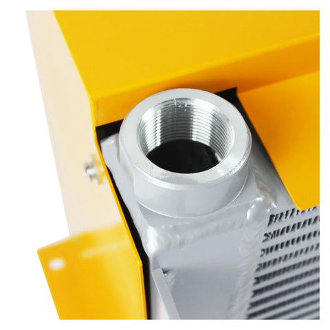 Heavy-Duty Hydraulic Oil Cooler Fan With 8KW Cooling Capacity And 150 LPM Flow, Industrial-Grade Plate Pin Heat Exchanger Radiator For Wide Applications DC24V