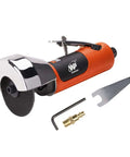 3 Inch Air Cut Off Tool Pneumatic Metal Cutter with 3 inch wheel, nipple, hex wrench, and hand wrench for sheet metal and more