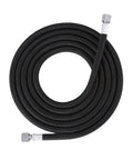 Flexible Eva Airbrush Hose Six Feet Long With Tight One Eighth Inch Standard Fittings coiled for easy handling and smooth airflow.