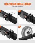 Spare Tire Carrier For Trailers With 160 Lb Capacity Universal Mount step-by-step installation guide