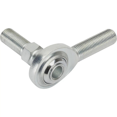 Heavy Duty Steel Heim Joint Rod End With 1/2-20 Left Hand Male Threads and Teflon Lined Bearings for reliable steering linkage.