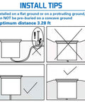 Installation guide for 5W In-Ground Well Light Kit With 12 Pack 24V Connectors IP67 Waterproof Landscape Lighting