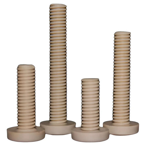 Hardcore PEEK Plastic M3 Metric Phillips Pan Head Screw Assortment Kit With Hex Nuts And Washers featuring four screw lengths.