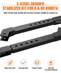 Telescoping 3 Point Stabilizer Kit for BX Series Tractors beefy steel adjustable length and angle quick hookup reduces sway