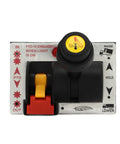 Front view of Dope Proportional Control Valve for Dump Truck Hydraulic System with tipper PTO switch and warning light