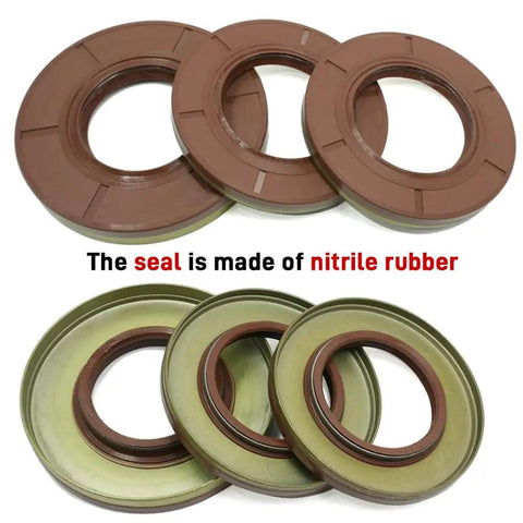 Nitrile rubber seals from Rear Differential Bearing And Seal Kit For Polaris ATVs And UTVs Including Sportsman 550 850 1000 Scrambler 850 1000 And RZR 4x4 4WD OEM Replacement Parts
