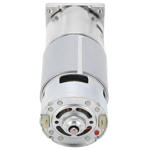Super Cool Mini Dc Gear Motor With Metal Gears Runs Smooth At 30 Rpm For Awesome Industrial Automation Projects That Hit High Torque and Work Like A Dream, showing front view