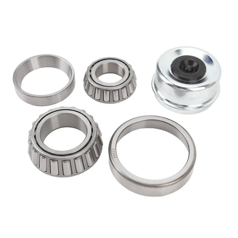 Boat Trailer Axle Bearing Kit For Tandem Axles 1.25 In To 1.75 In With Inner Outer Bearings Races Seals visible