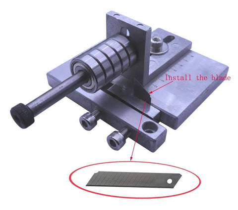 Leather Strap Cutter Machine Pro Grade Heavy Duty Aluminum Alloy Belt Cutting Tool for Thick Hard Leather with installation guide.