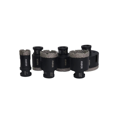 Pro Grade Vacuum Brazed Diamond Drill Bits Set For Porcelain Tile Granite Marble Stone Masonry 5/8-11 Thread Core Bits