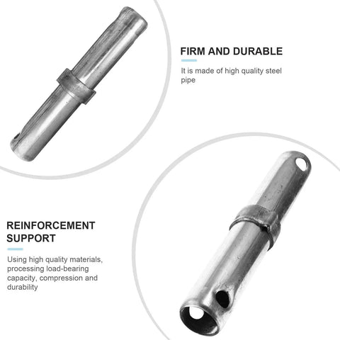 Heavy Duty Scaffolding Toggle Pins Pack Of 2 Built To Last For Strong Joint Support And Tube Connectors 36mm Diameter And 8mm Eye Spacing Durable Coupling Pins For Construction Projects, galvanized steel