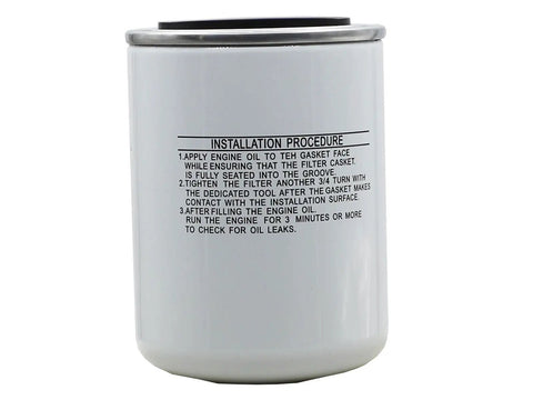 24070 Coolant Spin-On Filter Replacement with installation instructions visible on side