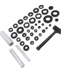 Pro Grade 37 Piece Seal Bearing Installation Kit with nylon and metal tools, black and silver, for oil seals and bearings.