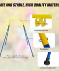 Heavy Duty Metal A Frame Swing Stand For Baby With Foldable Frame Indoor Outdoor Hammock Chair Stand Non Slip Feet