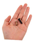 Metal Threaded Wood Inserts Kit With Bolts Hex Wrenches And Drill Bit shown in hand for Flush Furniture Fasteners Connectors And Wood Assembly