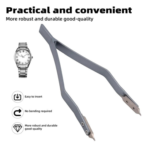 Y Shaped Watch Spring Bar Tweezers Alloy Steel Precision Repair Tool For Replacing Straps And Band Links And Bracelet Length Adjustment