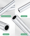 Pro Grade Versatile 300mm 6063 Aluminum Round Tube Seamless Pipe 11mm ID 17mm OD for Construction Machining DIY Projects