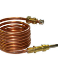 ProCom ventless thermocouple coil with brass fittings and sensor probe, 4.8 in long (Model TC)