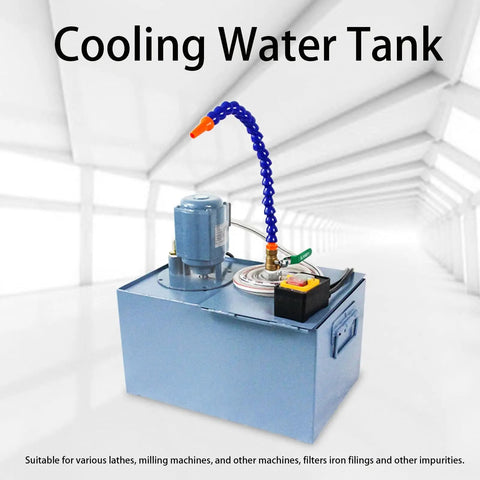 Powerful 90W Submersible Coolant Pump Kit For Lathe And Milling Machines Delivering Robust 25 Liters Per Minute Flow Rate in cooling water tank.