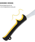 Close-up of ergonomic handle design on Handheld Hole Punch Pliers Stainless Steel Belt Puncher Tool for Leather Crafting and Metal Sheet Punching
