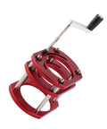 Heavy Duty Router Lift Base For Woodworking Tables With Hella Smooth 51 Mm Quick Raise Lever and secure clamping vise, aluminum body.