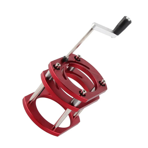 Heavy Duty Router Lift Base For Woodworking Tables With Hella Smooth 51 Mm Quick Raise Lever and secure clamping vise, aluminum body.