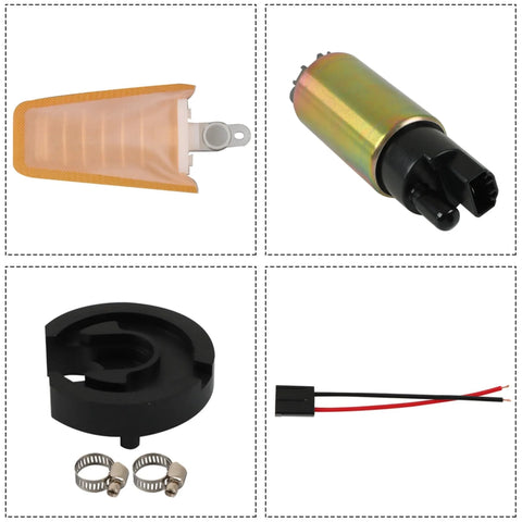 Toyota Tacoma Electric Fuel Pump With Pump Motor Replacement Kit For 1995 To 2004 2.4L 2.7L 3.4L Includes Universal Installation Kit