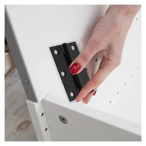 Installing Heavy Duty Sealed Bearing Gate Hinges 2 Pack Black Hidden Door Hinges For Interior Cabinets With Smooth Quiet Operation