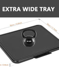 Sliding Kitchen Appliance Caddy Tray With Wheels For Under Cabinet And Countertop Storage Makes Heavy Lifting A Breeze featuring extra wide tray with 50 lb capacity