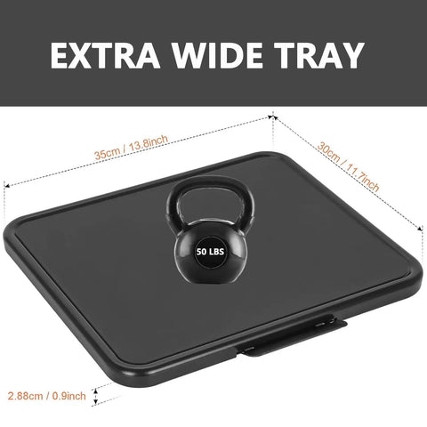 Sliding Kitchen Appliance Caddy Tray With Wheels For Under Cabinet And Countertop Storage Makes Heavy Lifting A Breeze featuring extra wide tray with 50 lb capacity