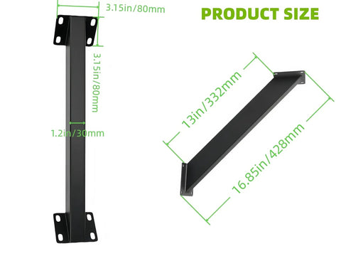 Heavy Duty Pergola Brackets Kit 8Pc Steel Corner Connectors sizes for wooden structures, 45-degree angle, rust resistant