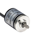Dope 25Mm Rotary Incremental Encoder E6A2 With 4Mm Solid Shaft Magnetoelectric 2500 PPR front view