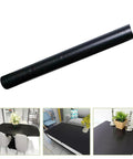 Gotta Have This Slick Black Peel And Stick Vinyl Wrap For Kitchen Countertops And Walls, rolled vinyl ready for easy application.