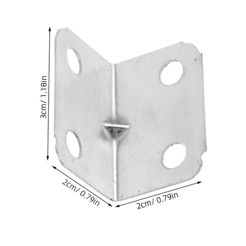 Beefy Heavy Duty L Shaped Corner Brackets For Wood Furniture And Chairs Cold Rolled Steel 90 Degree Right Angle Shelf Supports