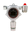 Front view of Go To Wireless Gas Detector And Monitor For Carbon Monoxide And Hydrogen Resistant Gas Concentration, sensor visible