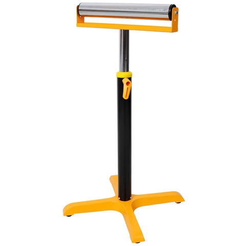 Heavy Duty V Shape Roller Stand For Smooth Material Handling Ultimate Table Saw Sidekick Sturdy Workshop Lift System Built Tough In Bright Yellow And Black