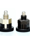 Pro Grade M8 Self Locking Knob Indexing Plunger With Spring Loaded Fixed Position Dowel Pin, two heavy-duty locking screws.