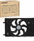Ready To Roll Heavy Duty Engine Radiator Cooling Fan Assembly For Buick Verano 2012 To 2017 And Chevy Cruze 2011 To 2016 with seven blades.