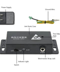 ESD Waist Strap Monitor With Real Time Alarm And Dual Grounding Check For Electronics Manufacturing And Labs US Plug 100 240V