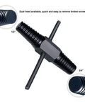 Dual Use Screw Extractor For Stripped And Broken Screws, Easy Out Tool For One Half Inch And Three Quarter Inch Water Pipes