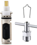 All In One Moen Shower Cartridge Kit With 1222 Replacement Cartridge And 104421 Puller Removal Tool For One Handle Posi Temp Faucets