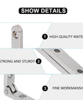 High quality and sturdy Soft Close 90 Degree Zinc Alloy Hinges For Jewelry Boxes And Miniature Furniture 10 Pcs Durable Cabinet